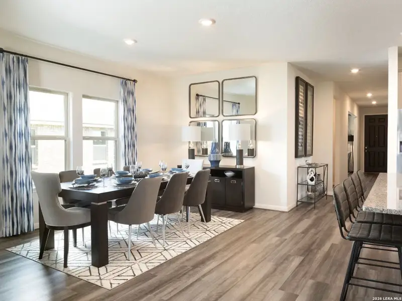 Furnished interior view inside a new home in Remington Ranch, San Antonio (Image 12).