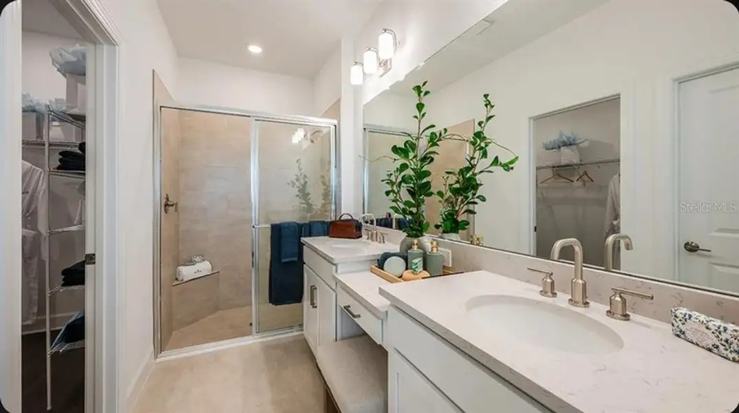 Furnished interior view inside a new home in Esplanade at McKinnon Groves, Winter Garden (Image 4).
