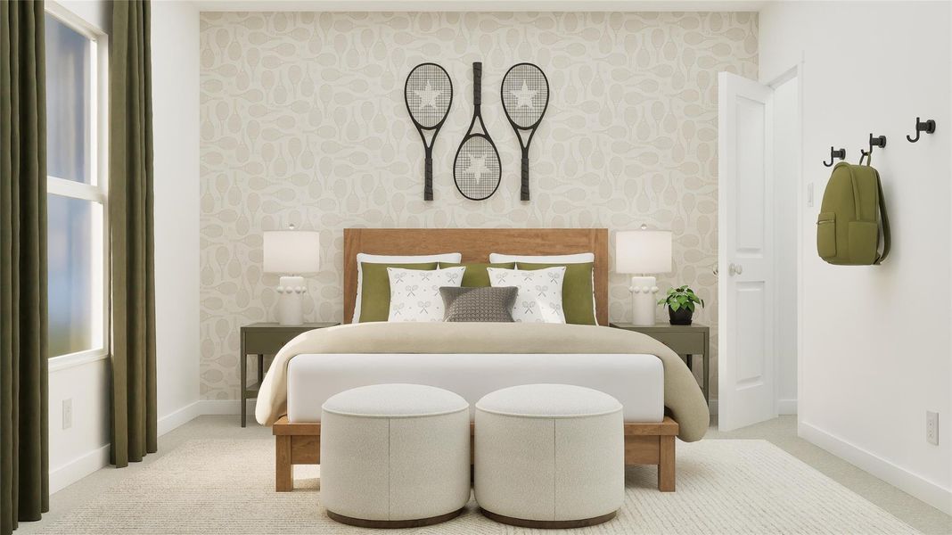 Furnished interior view inside a new home in Cotton Brook, Hutto (Image 7).