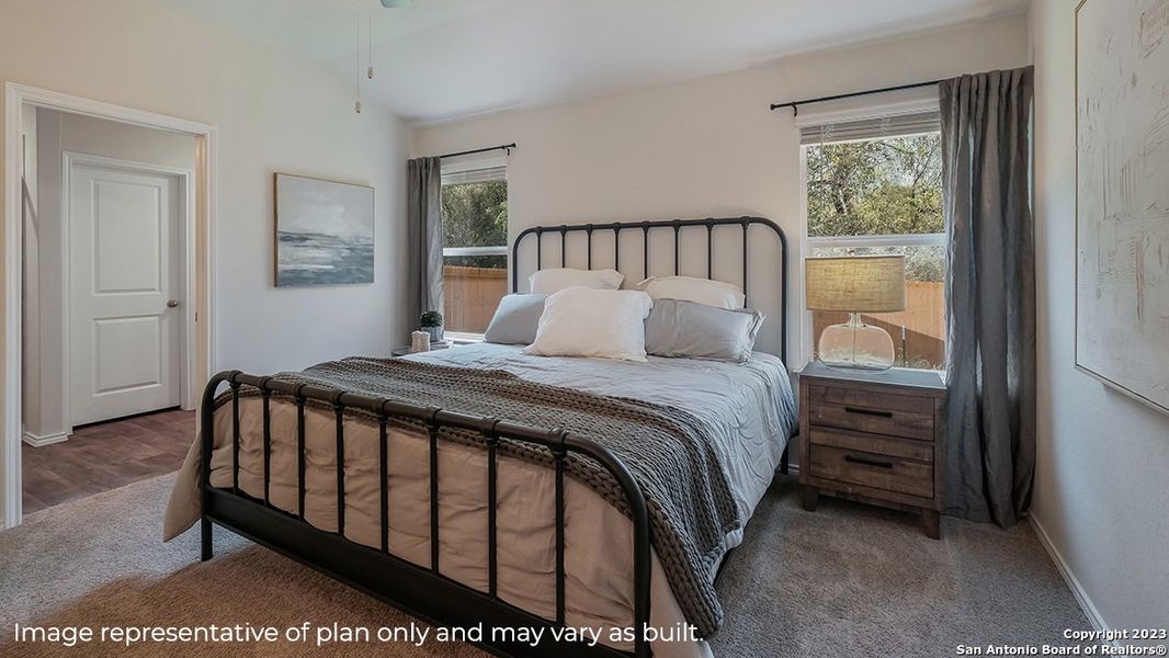 Furnished interior view inside a new home in Redbird Ranch, San Antonio (Image 5).