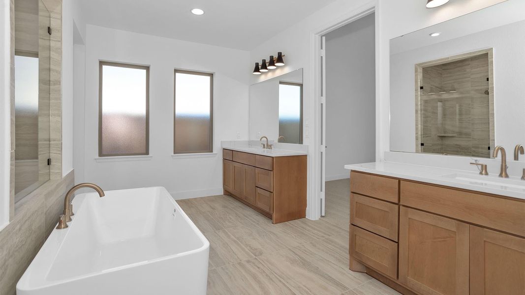 Furnished interior view inside a new home in Jordan Ranch, Fulshear (Image 8).