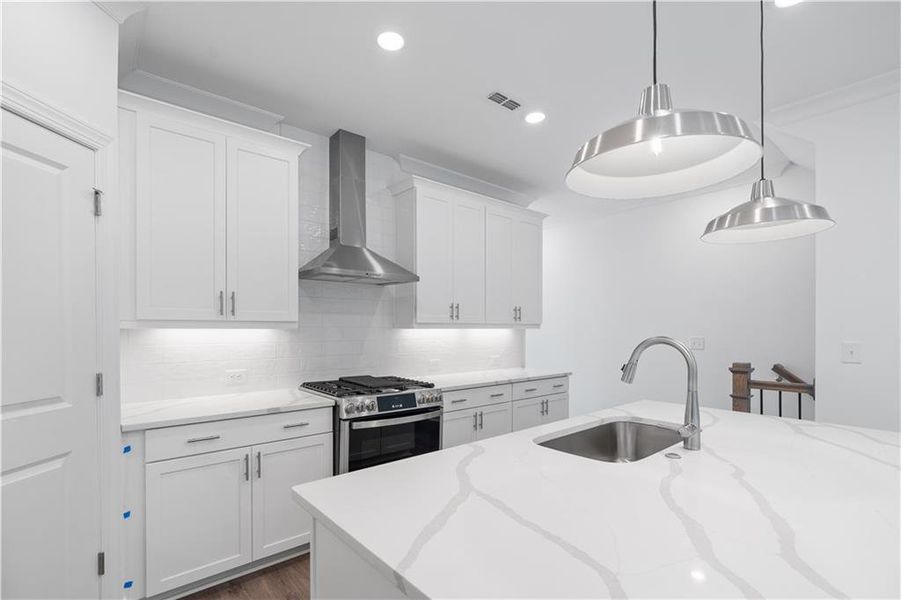 Furnished interior view inside a new home in Waterhaven, Cumming (Image 9).