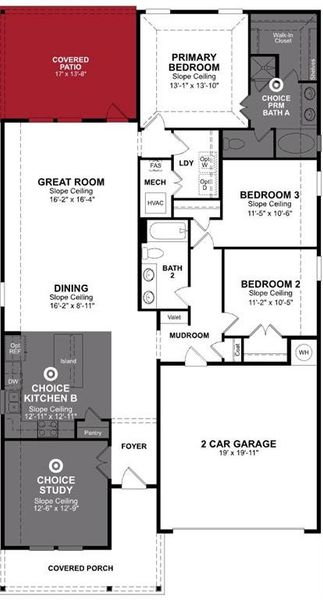 Beazer Homes Goodland Carson plan