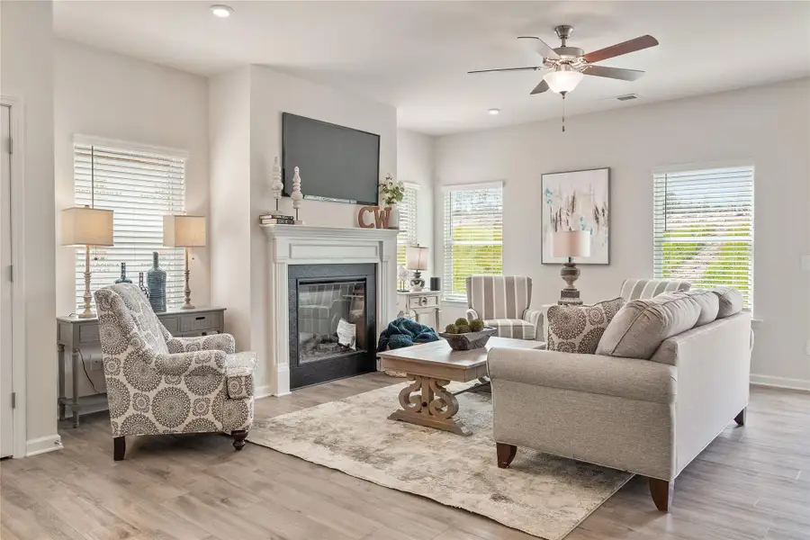 The Pearson- Family Room. Sample image for illustration; upgrades, options, and colors may vary.