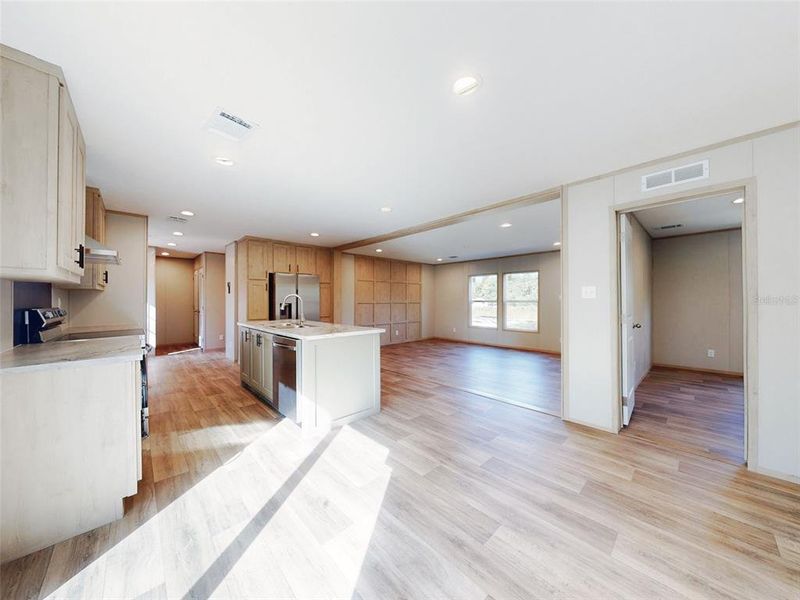 Furnished interior view inside a new home in , Williston (Image 4). Furnished interior view inside a new home in , Williston (Image 4).