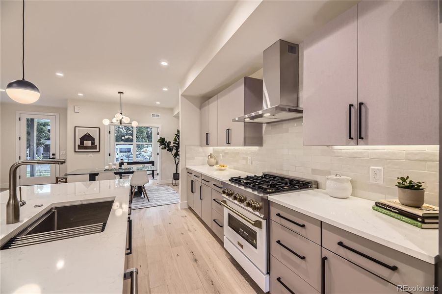 Furnished interior view inside a new home in , Denver (Image 11). Furnished interior view inside a new home in , Denver (Image 11).