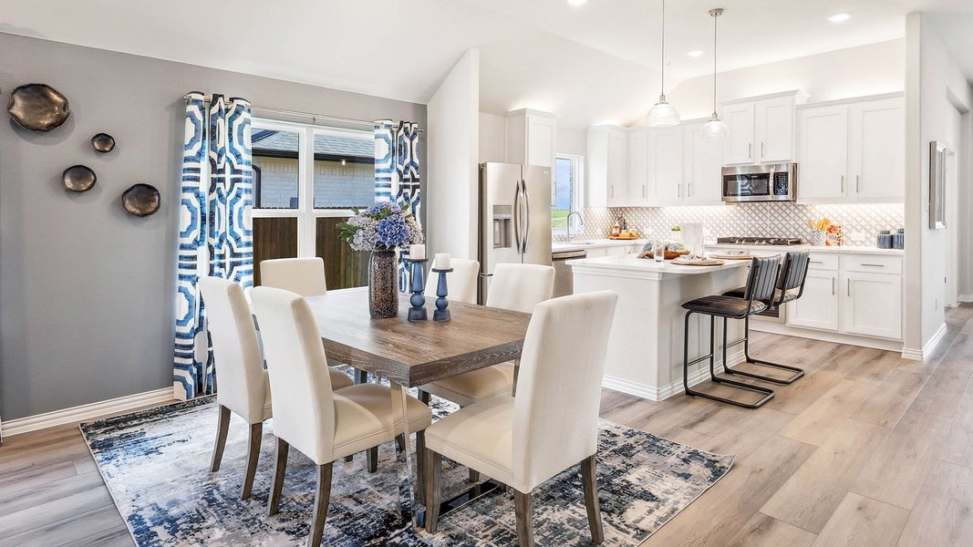 Furnished interior view inside a new home in Pebblebrook, Sherman (Image 10).