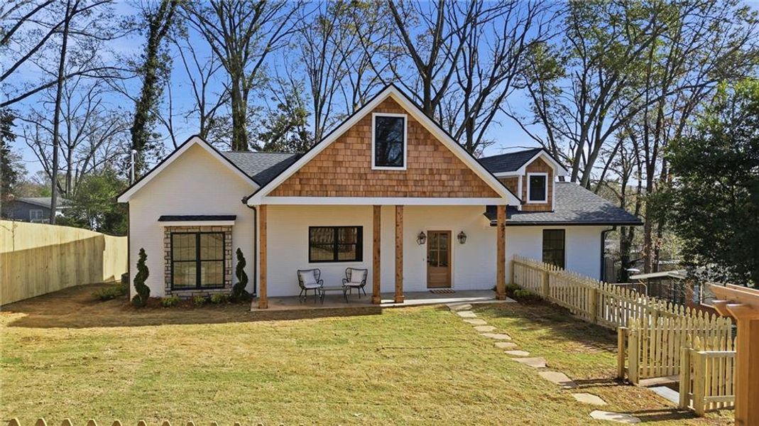 Front exterior of a new home in , Marietta, GA, highlighting curb appeal (Image 27).