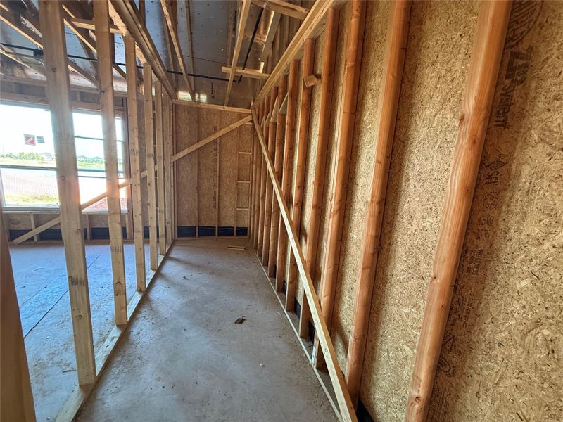 Primary closet Primary closet