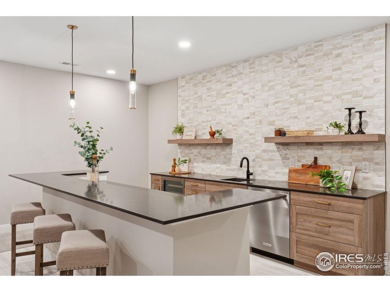 Furnished interior view inside a new home in Harvest LiteLuxe, Berthoud (Image 27).