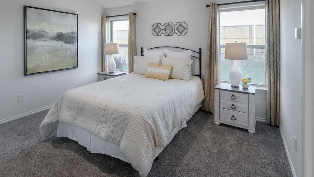 Furnished interior view inside a new home in Wildcat Ranch, Crandall (Image 5).