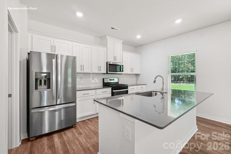 Furnished interior view inside a new home in Reedy Creek Preserve, Charlotte (Image 3).