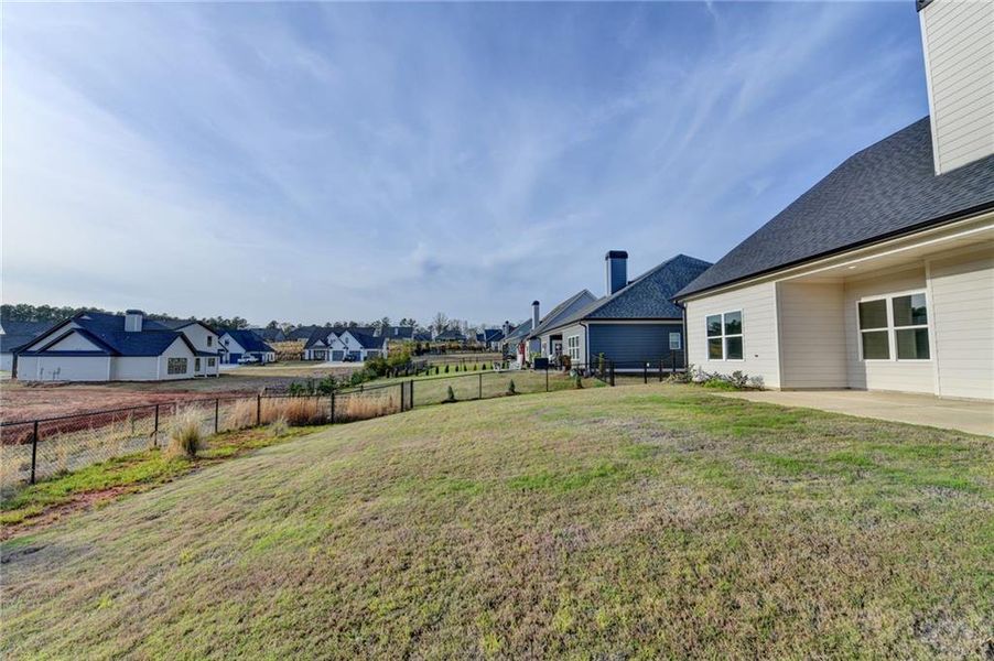 Exterior details and patio area of a home in , Greensboro (Image 26). Exterior details and patio area of a home in , Greensboro (Image 26).