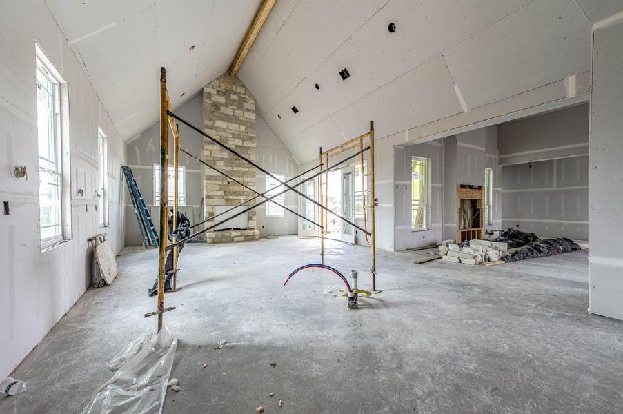 In-progress construction of a new home in , Needville, TX (Image 15).