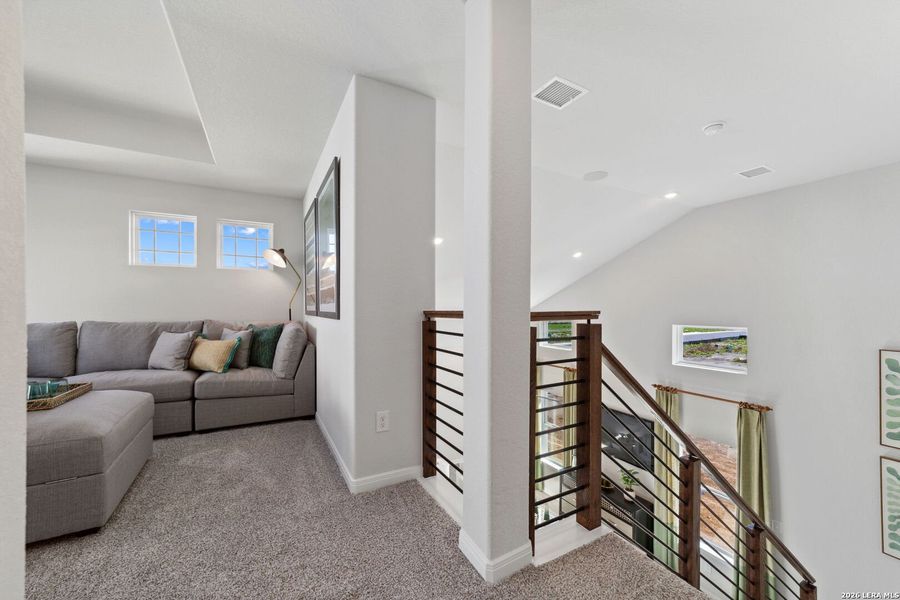 Furnished interior view inside a new home in Red Hawk Landing, San Antonio (Image 9).