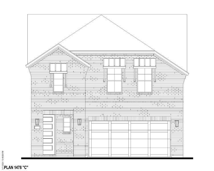 Plan 1478 Elevation C