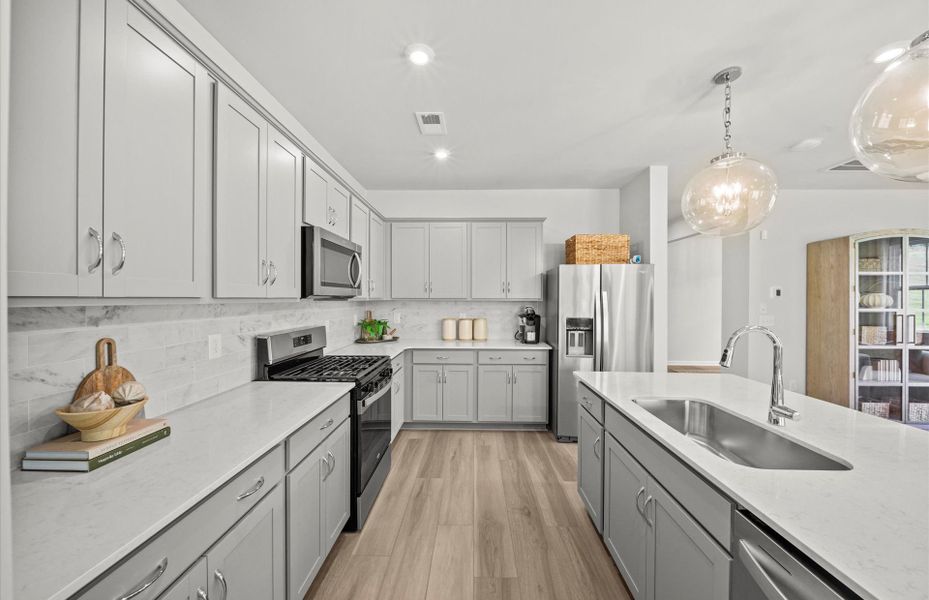 Furnished interior view inside a new home in Sweetwater Hills, Moore (Image 15).