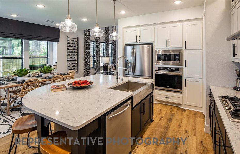 Furnished interior view inside a new home in Goodland, Midlothian (Image 21).