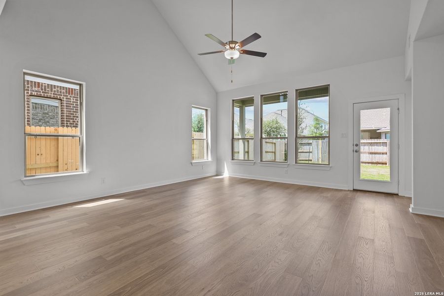 Spacious, unfurnished interior of a new home in Stillwater Ranch, San Antonio (Image 29). Spacious, unfurnished interior of a new home in Stillwater Ranch, San Antonio (Image 29).
