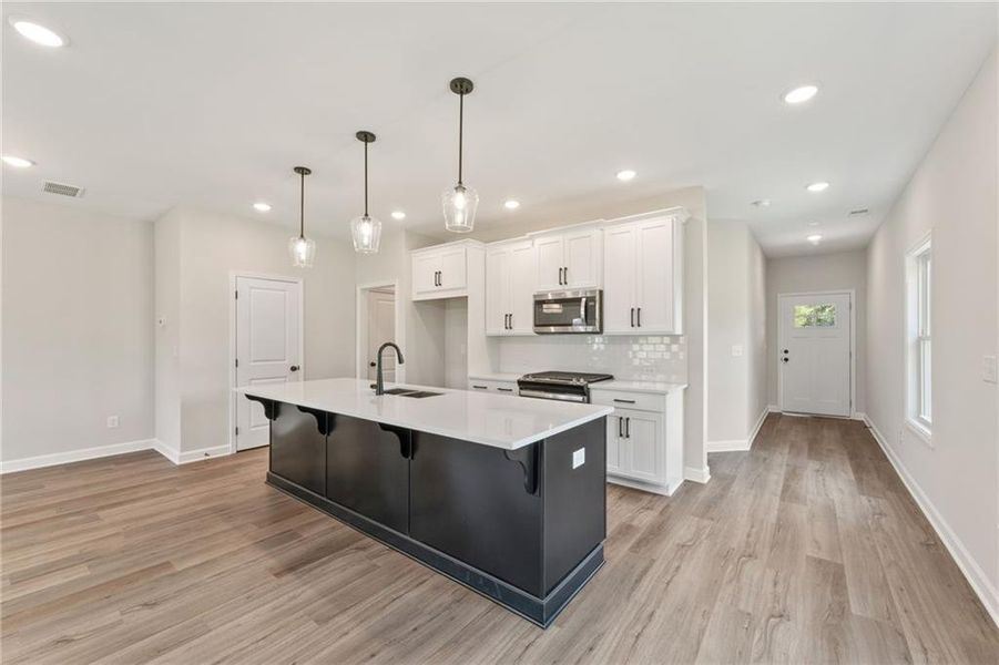 Furnished interior view inside a new home in Wilkins Walk, Mableton (Image 10). Furnished interior view inside a new home in Wilkins Walk, Mableton (Image 10).