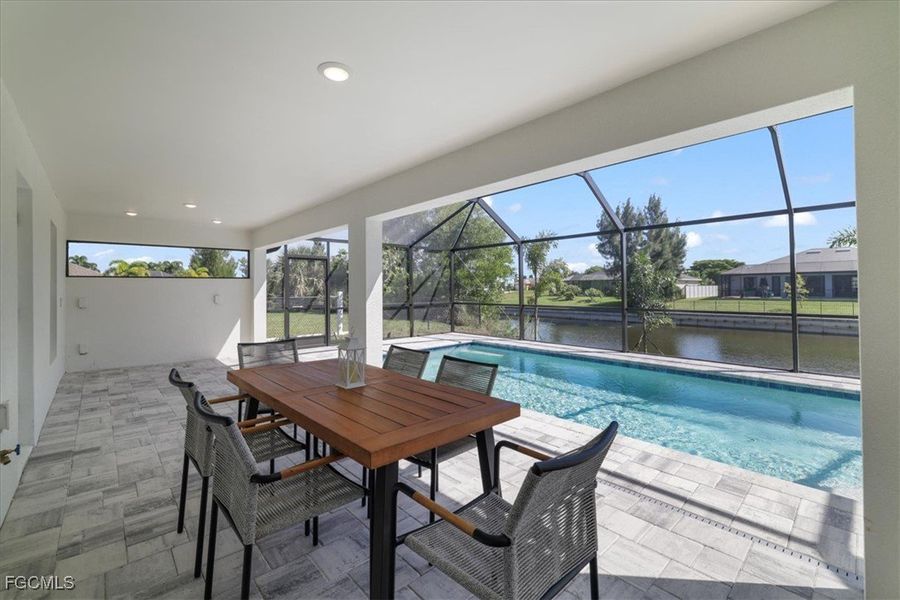 Furnished interior view inside a new home in Cape Coral, Cape Coral (Image 38).