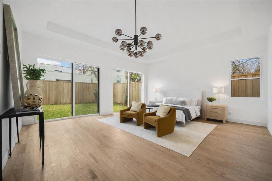 Furnished interior view inside a new home in , Dallas (Image 9).