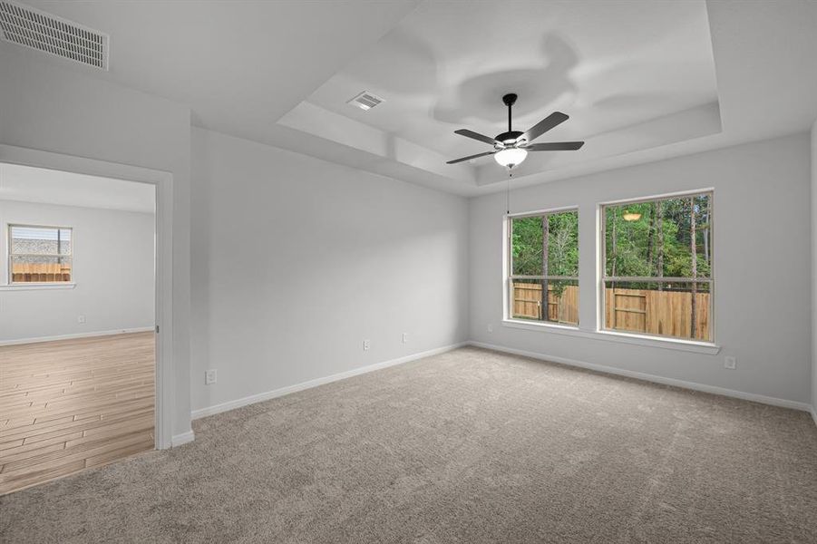 Spacious, unfurnished interior of a new home in The Woodlands Hills 45', Willis (Image 26). Spacious, unfurnished interior of a new home in The Woodlands Hills 45', Willis (Image 26).