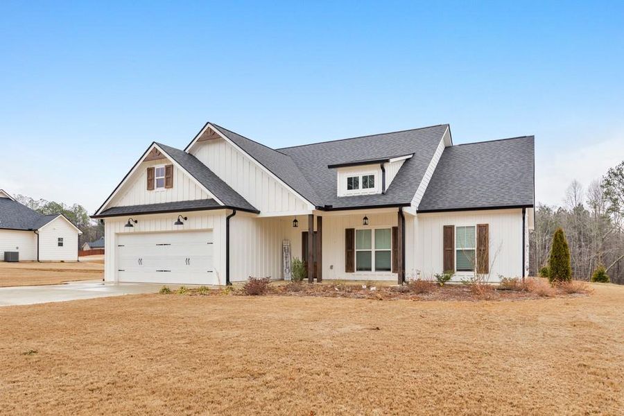 Front exterior of a new home in , Rockmart, GA, highlighting curb appeal (Image 23).