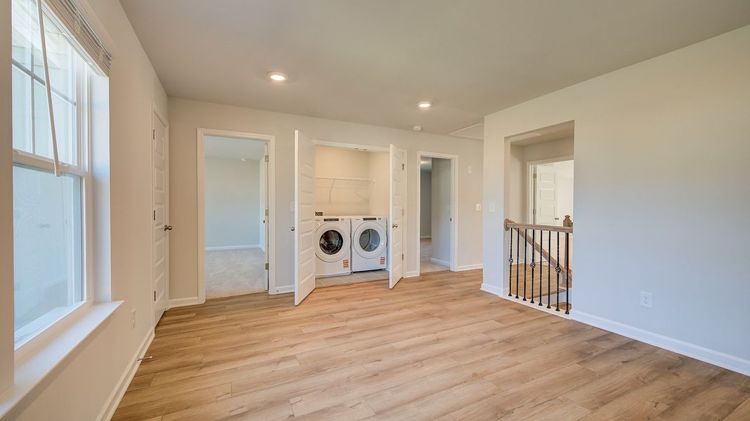 Furnished interior view inside a new home in Riverbend Overlook, Fayetteville (Image 12).