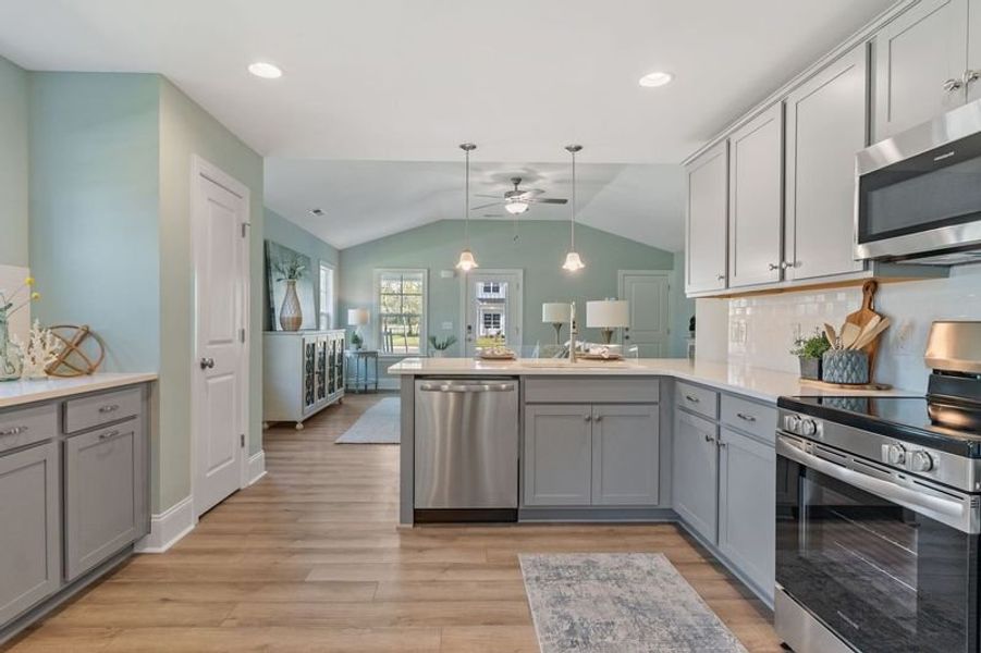 Furnished interior view inside a new home in Osprey Landing, Southport (Image 12).