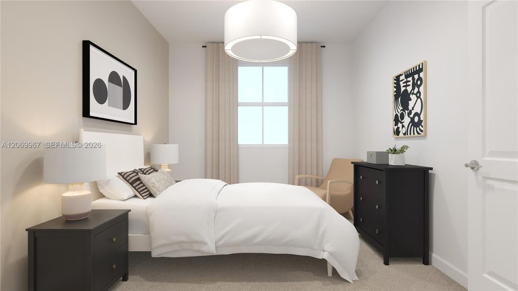 Furnished interior view inside a new home in Breezewood, Miami (Image 14).