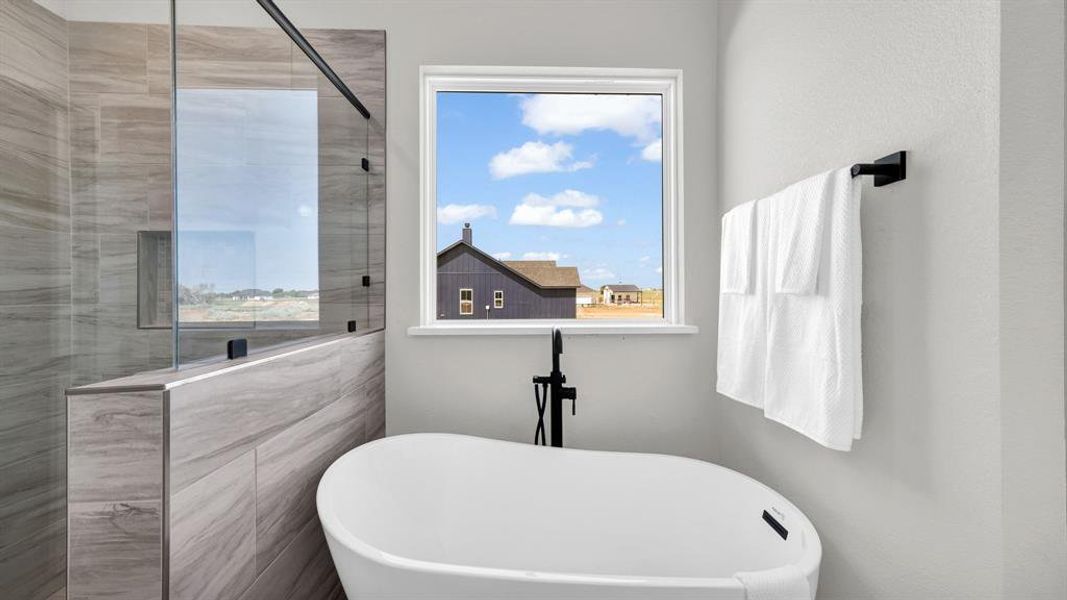 Furnished interior view inside a new home in Parallel Pastures, Poolville (Image 31).