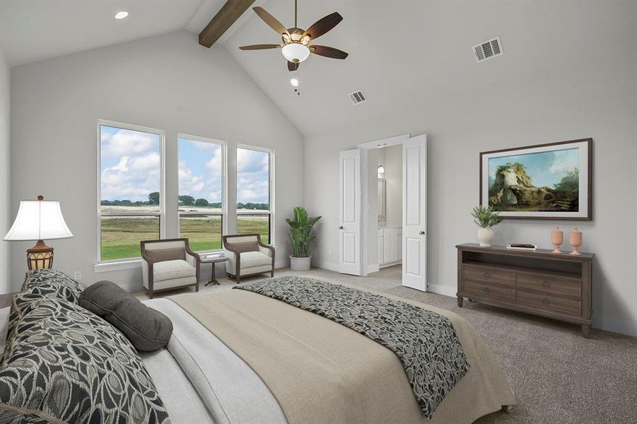 Furnished interior view inside a new home in Lakeridge Estates - 1 Acre Lots, Lorena (Image 8).