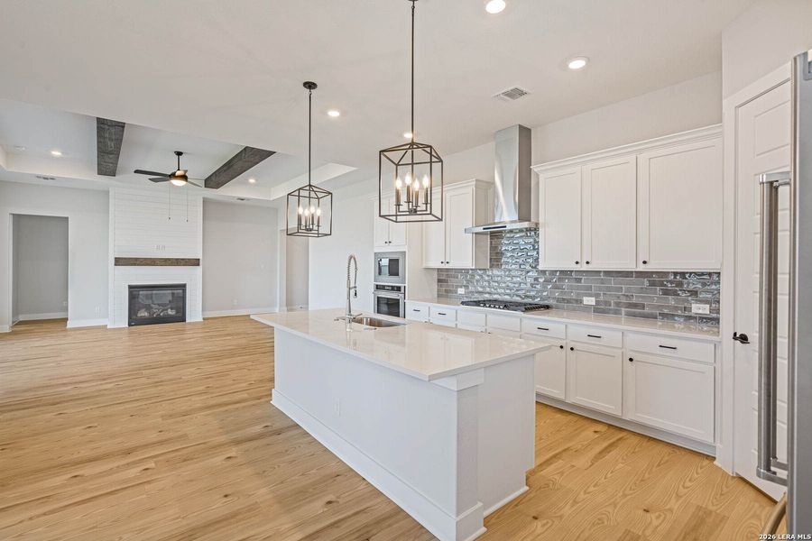 Furnished interior view inside a new home in Potranco West, Castroville (Image 9). Furnished interior view inside a new home in Potranco West, Castroville (Image 9).