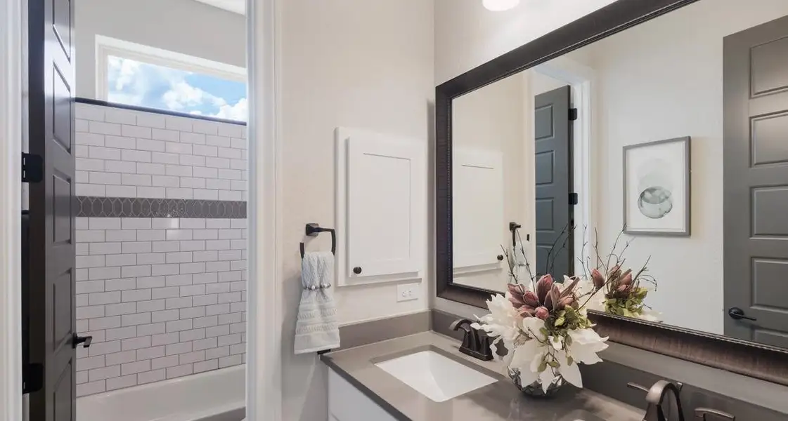 Furnished interior view inside a new home in , Johnson City (Image 14). Furnished interior view inside a new home in , Johnson City (Image 14).