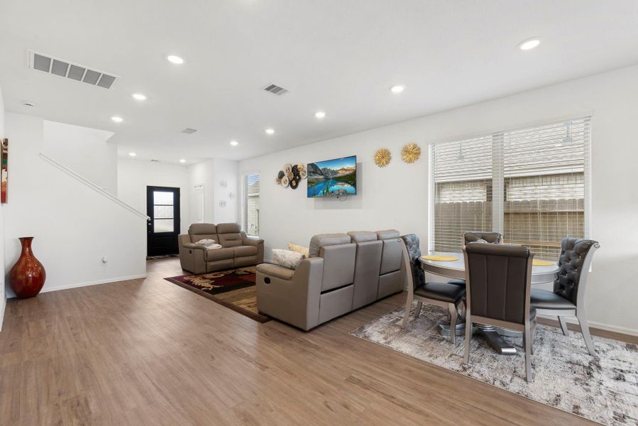 Furnished interior view inside a new home in Tavola: Gulf Coast Collection, New Caney (Image 20).