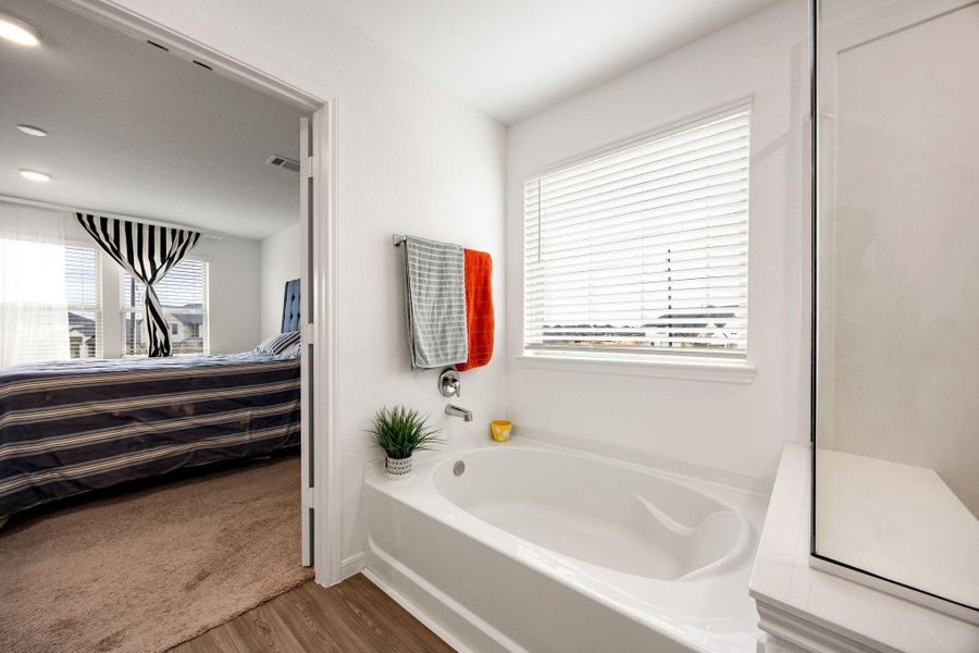 Furnished interior view inside a new home in Sunterra, Katy (Image 5). Furnished interior view inside a new home in Sunterra, Katy (Image 5).