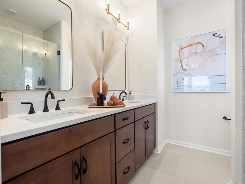 Furnished interior view inside a new home in Southmont, Charlotte (Image 26).