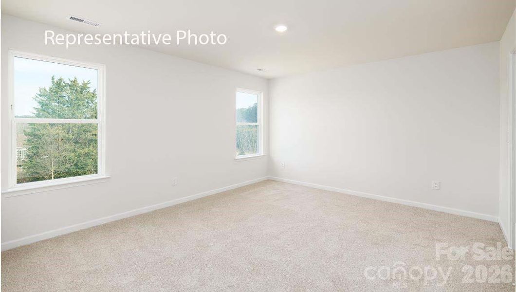 Spacious, unfurnished interior of a new home in Clark Creek Landing, Lincolnton (Image 26).