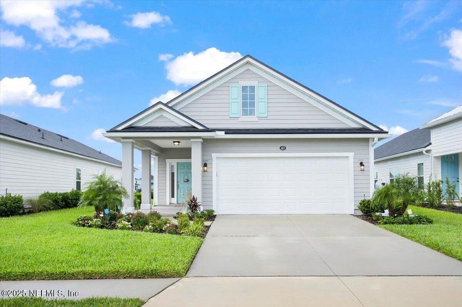 Front exterior of a new home in , St. Augustine, FL, highlighting curb appeal (Image 22).