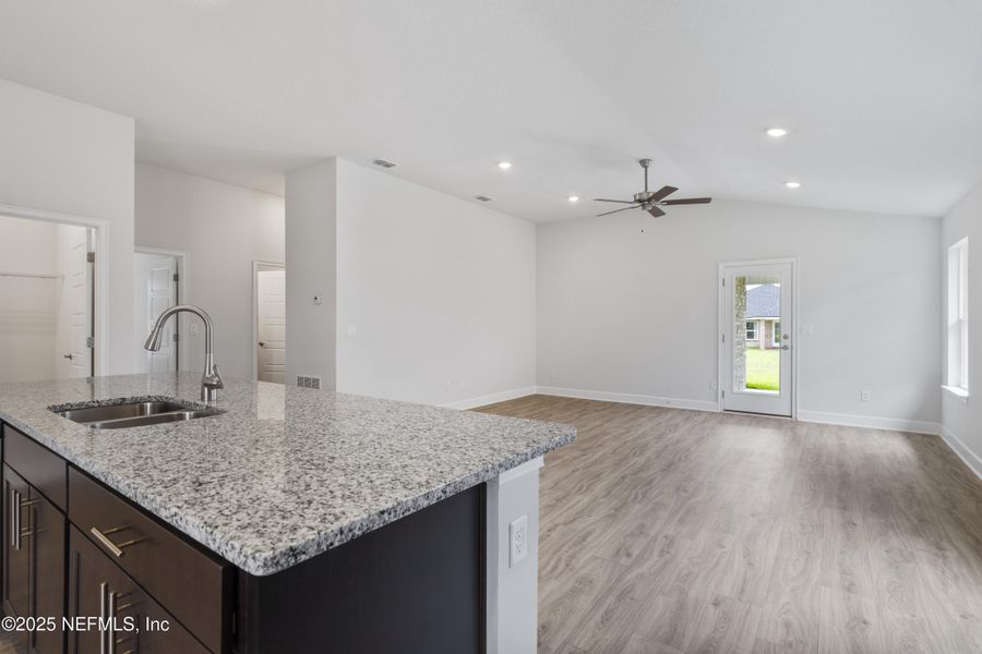 Furnished interior view inside a new home in Shadow Crest at Rolling Hills, Green Cove Springs (Image 5).