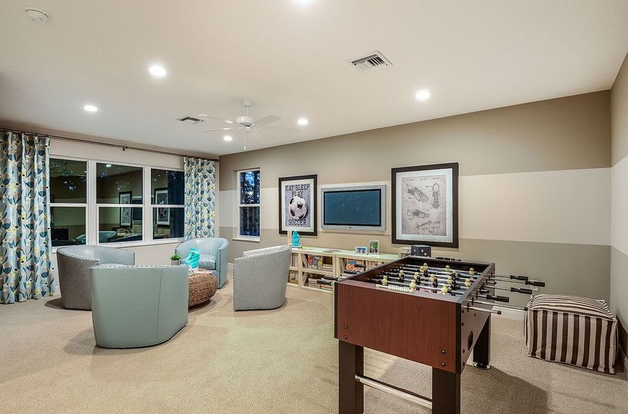 Furnished interior view inside a new home in Canoe Creek, Parrish (Image 7).