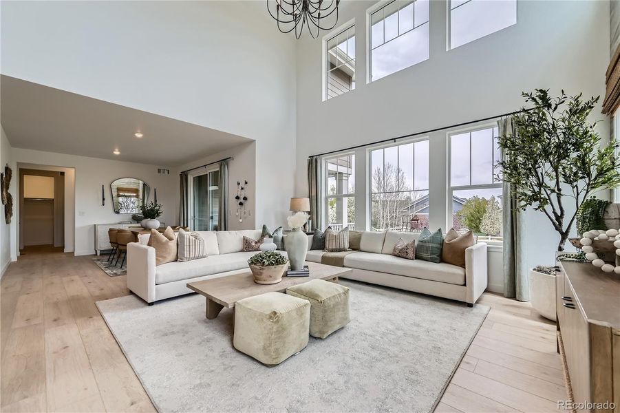 Furnished interior view inside a new home in Riano Ridge: The Grand Collection, Loveland (Image 9).