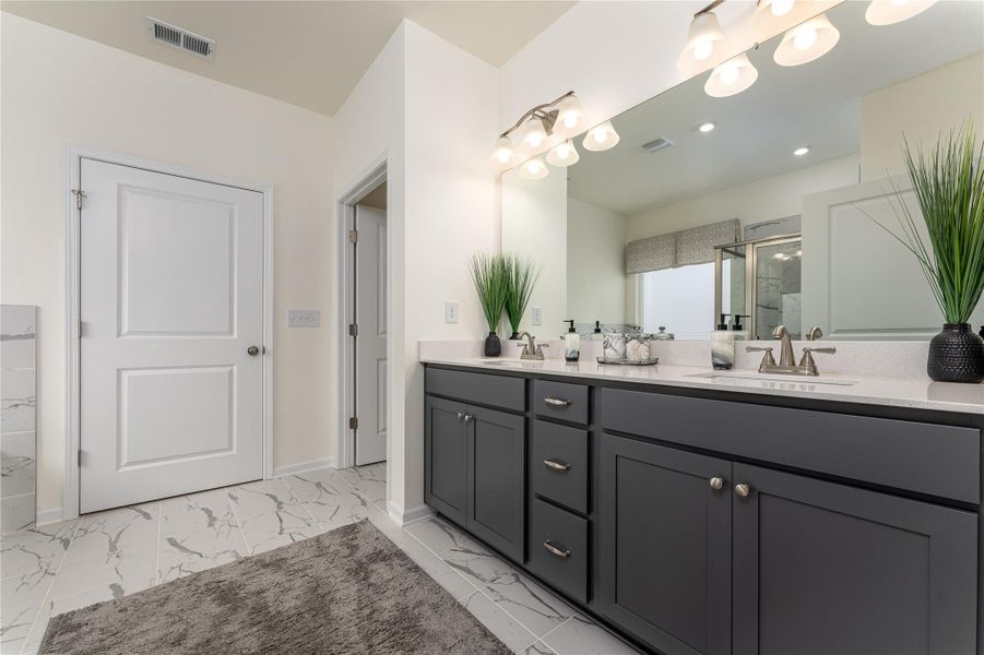 The Palmer- First Floor Primary Bath. The Palmer- First Floor Primary Bath.