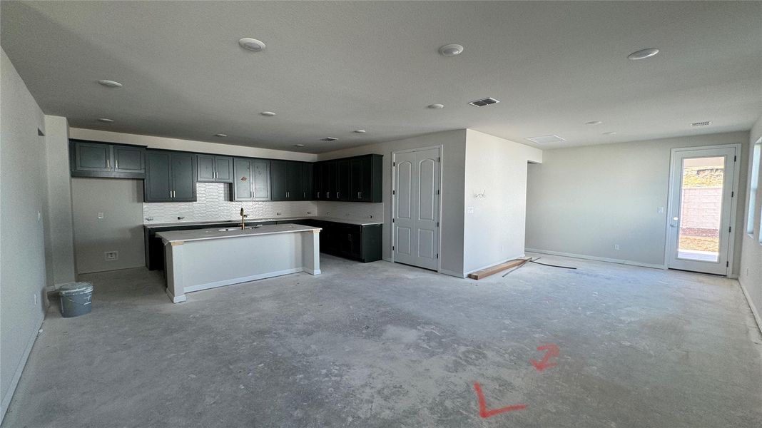 In-progress construction of a new home in Cannon Ranch 40s, Dripping Springs, TX (Image 20).