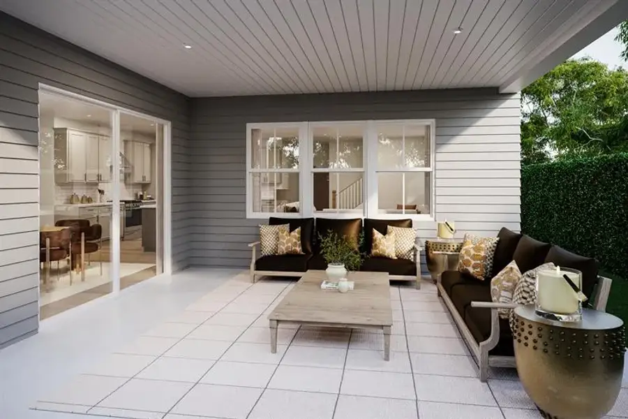 Representative exterior details of a home built from the Sullivan by Ryan Homes in Kelton, Charlotte (Image 2).