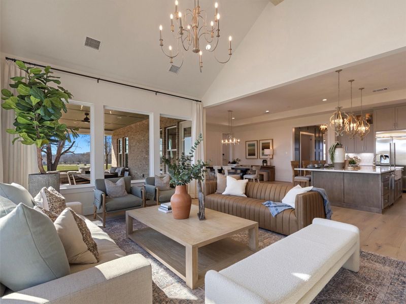 Furnished interior view inside a new home in , Smithville (Image 25).
