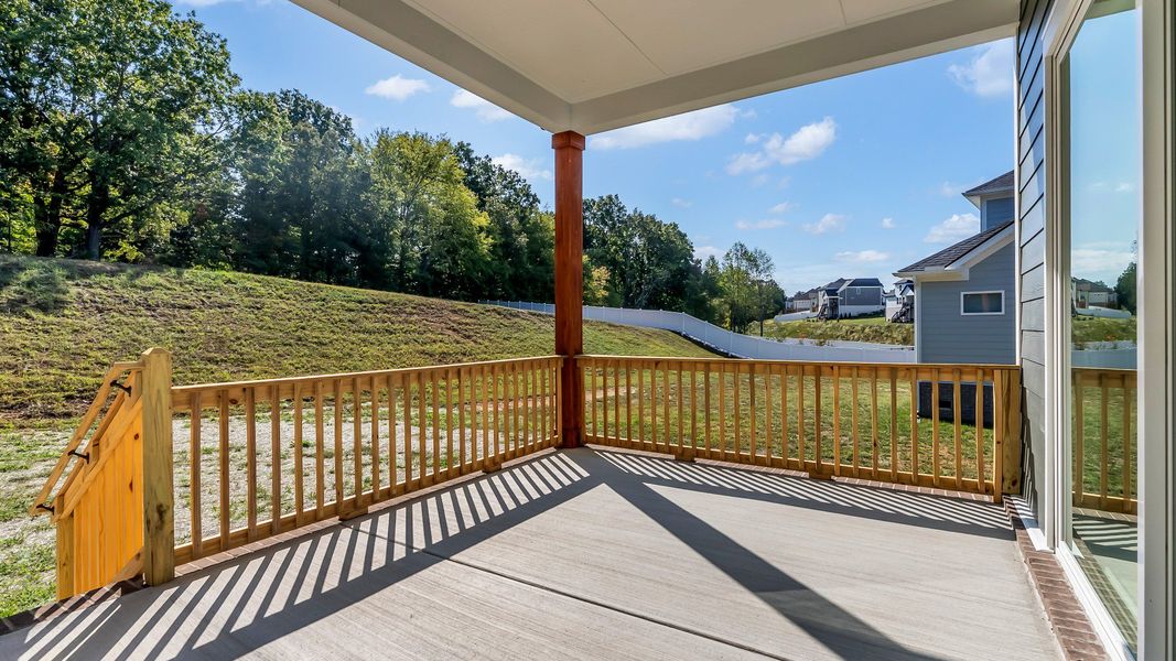 Exterior details and patio area of a home in Richvale Estates, Fairview (Image 4).