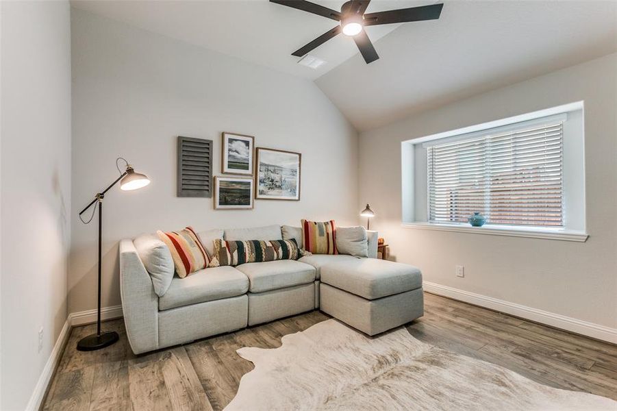 Furnished interior view inside a new home in Emerald Vista, Wylie (Image 16).