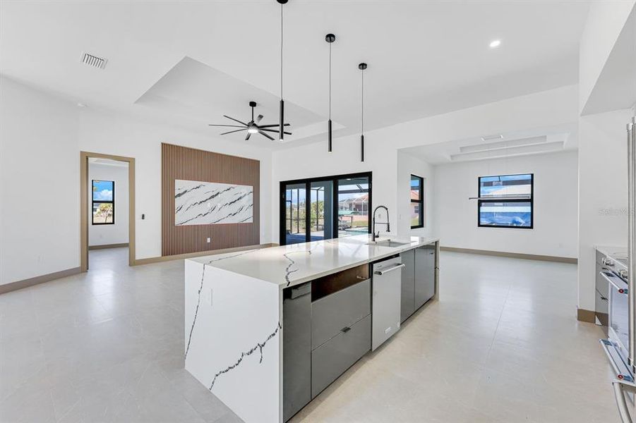 Furnished interior view inside a new home in , Cape Coral (Image 7).